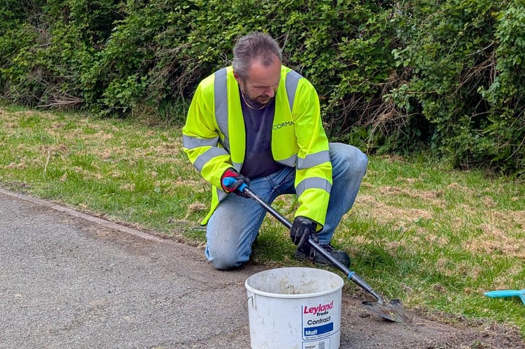 Cllr Andy Coppin, founder of Bodmin Weed It Team (Picture: Aaron Greenaway)