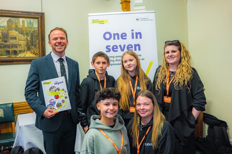 Representatives from KBSK with Ben Maguire, the MP for North Cornwall  