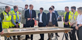Prince William visits Nansledan to view its new high street 