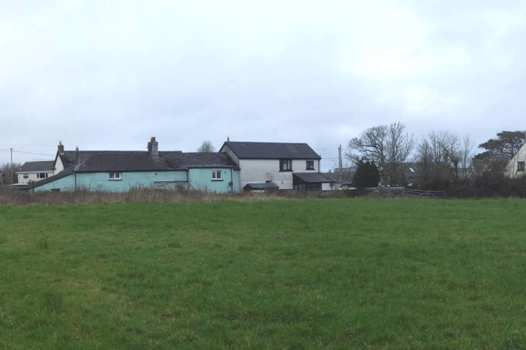The land at Week St Mary which is set for development. (Picture: Cornwall Council)