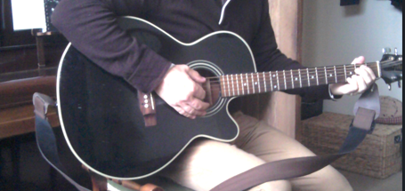 Holly was believed to be carrying a guitar similar to the one in the photograph