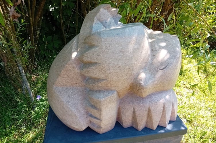 Reece Ingram, a sculpture in ceramics, wood and stone will be opening to doors to his studio in Feock, Truro
