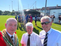 Mayor presents revived Moores Cup to football tournament winners