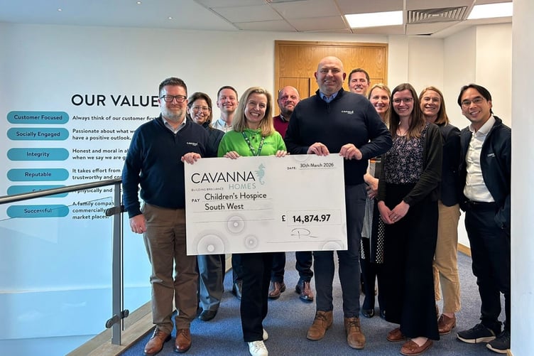 Cavanna donation to Childrens Hospice South West