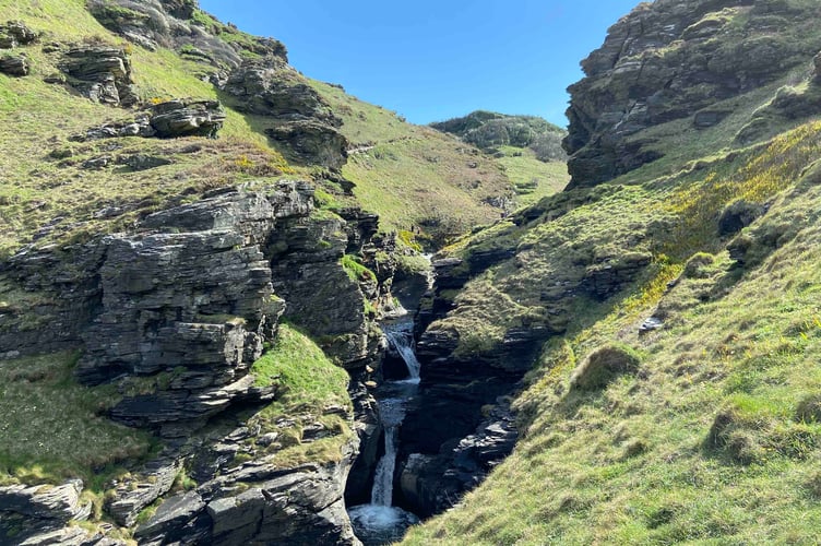 A waterfall amid the spectacular Rocky Valley scenery in North Cornwall. (Picture: Andrew Townsend)