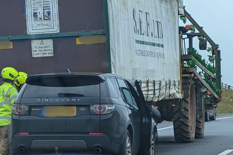 A30 Tractor Crash