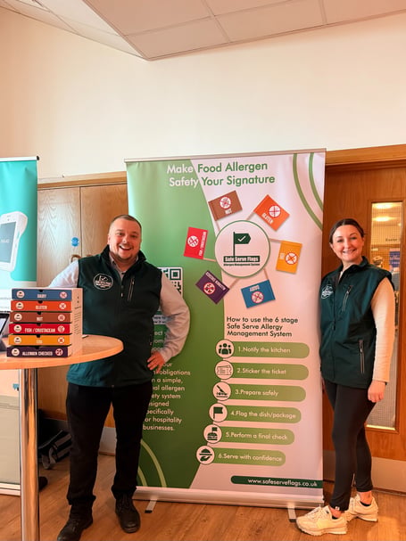 Safe Serve Flags Bude Allergy Initiative