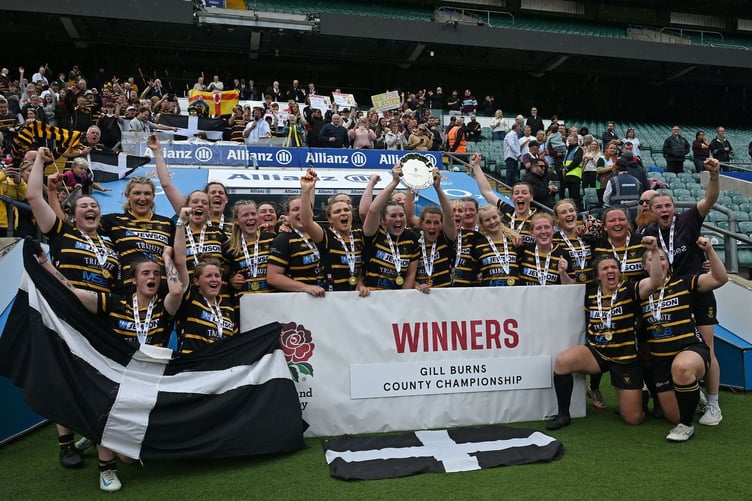 Cornwall Women win Gill Burns Cup Division Two crown.