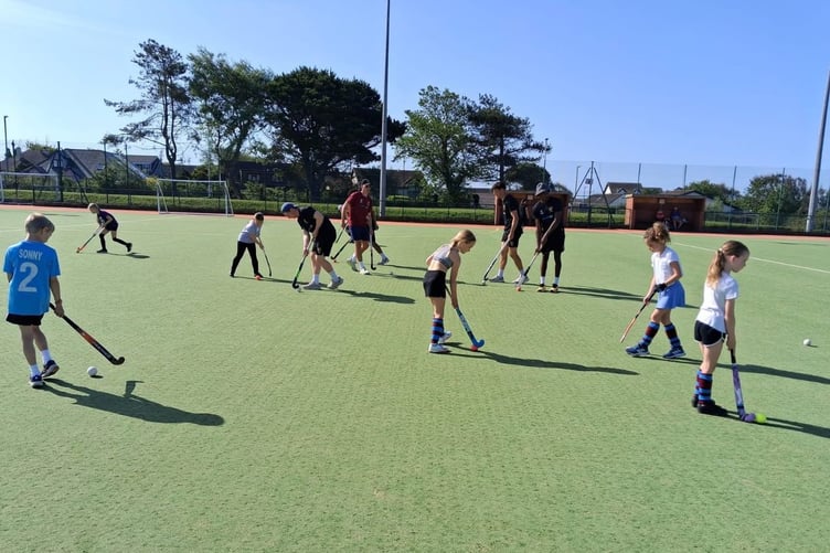 Bude Hockey Club Holcombe visit.