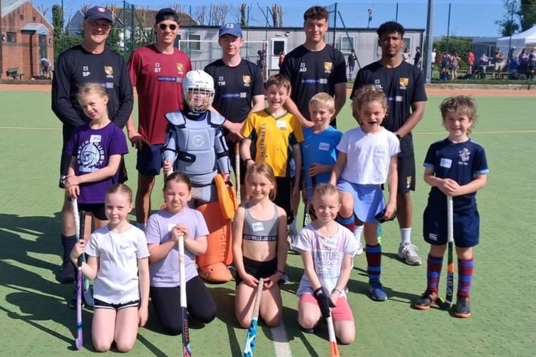 Bude Hockey Club Holcombe visit.