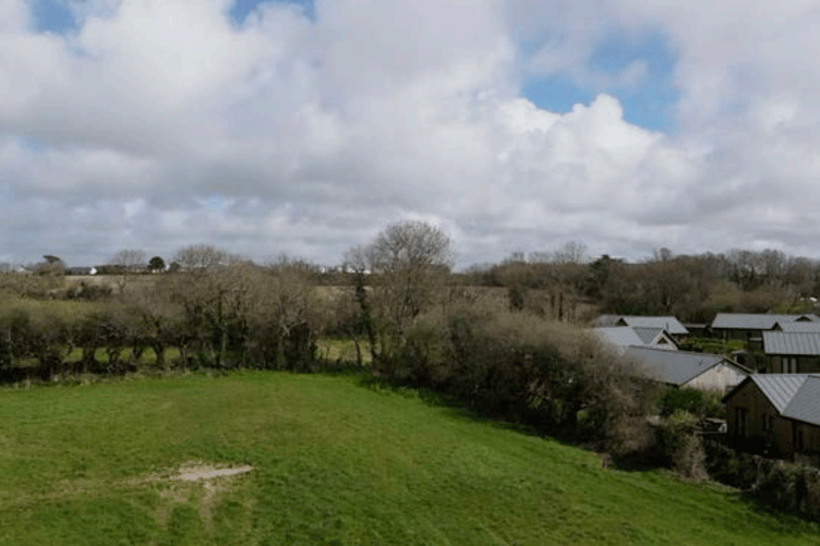 A view of the site in Rock which could see the housing development built (Picture: Cornwall Council)