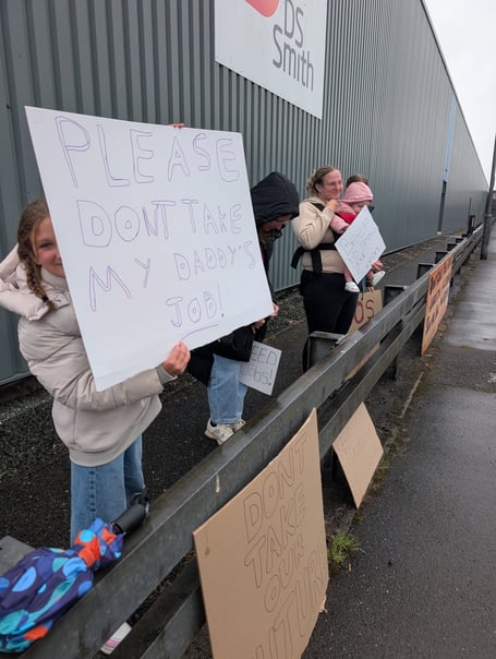 Launceston DS Smith Protest