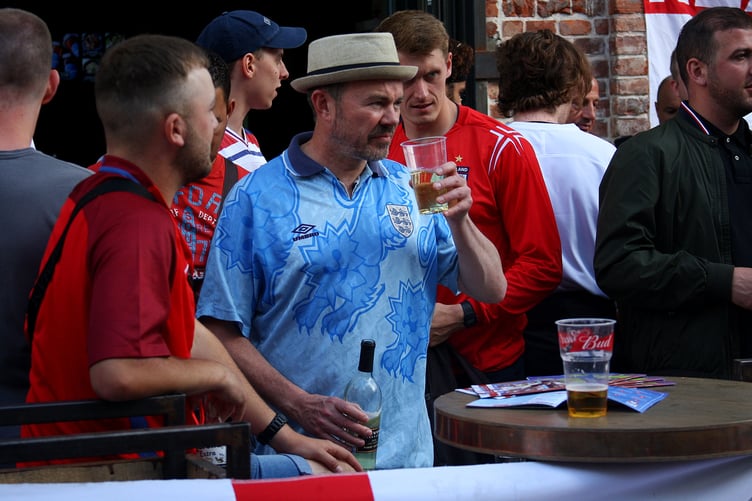 Football fans are being urged not to drink and drive as England kick off their World Cup campaign