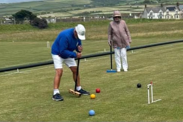 Pete Cash, Bude Croquet Club.