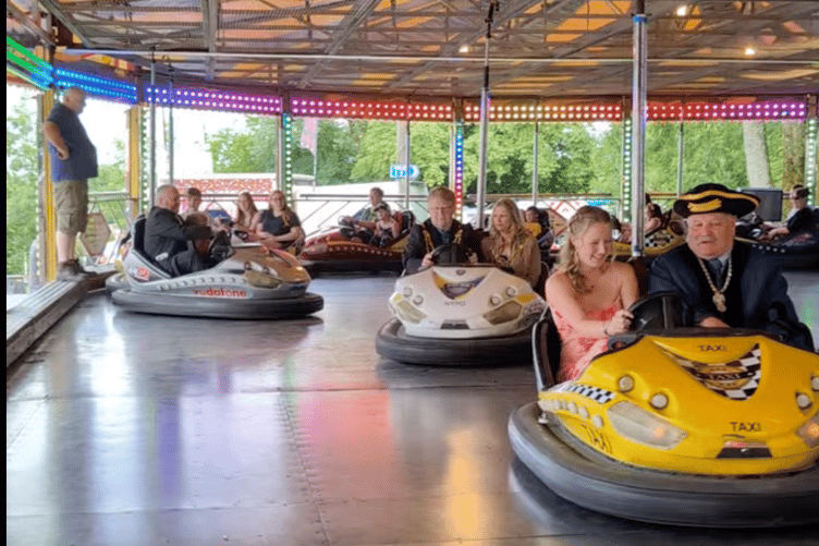 The opening of the St Peter's Fair attraction in 2025 (Picture: Aaron Greenaway/Iliffe)