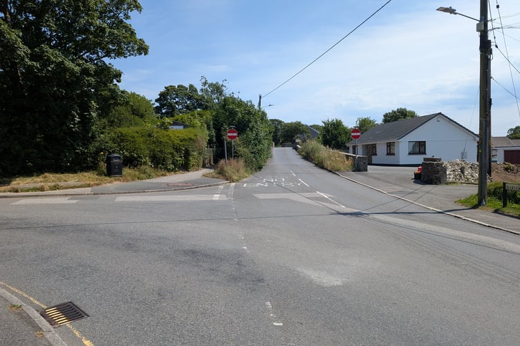 The junction between Beacon Road and Harleigh Road in Bodmin (Picture: Aaron Greenaway/Iliffe)