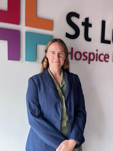 Anna Gelderd, Labour MP for South East Cornwall, at St Luke's Hospice