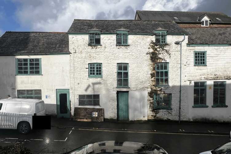 5 Madford Lane, to the left of the building is set to become a two-bedroom dwellinghouse (Picture: Cornwall Council)