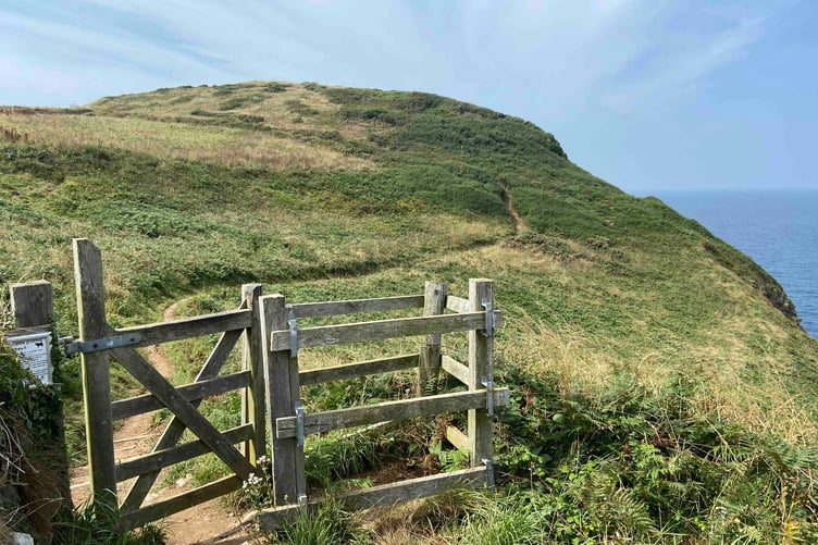 A kissing gate on the coast path around the Pentire promontory in North Cornwall. (Picture: Andrew Townsend)