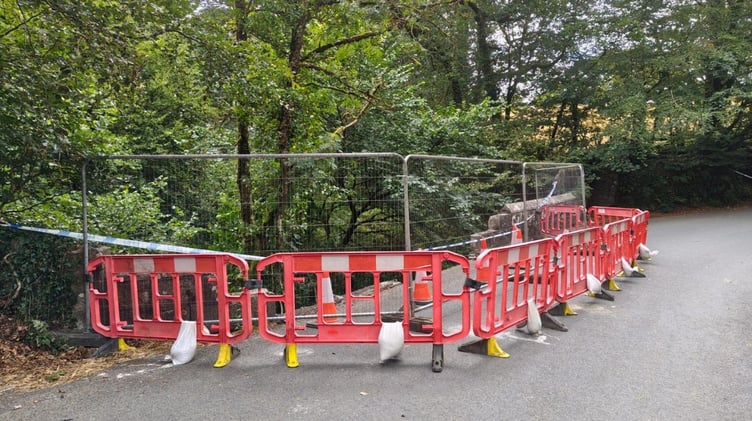 Lydford Bridge Damage