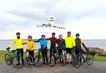 Cornish engineers raise over £15,000 in lengthy cycle challenge