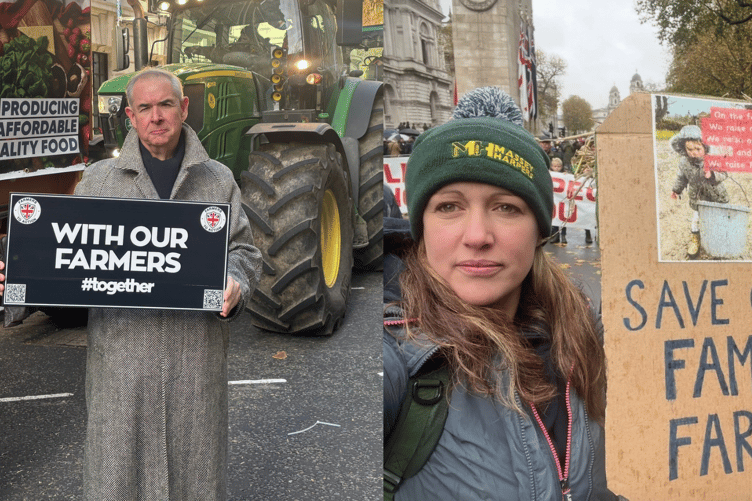 Sir Geoffrey Cox KC and Cheryl Cottle-Hunkin both condemned the scheme (Picture: Iliffe)
