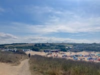 Village with a surfing vibe and an ancient past