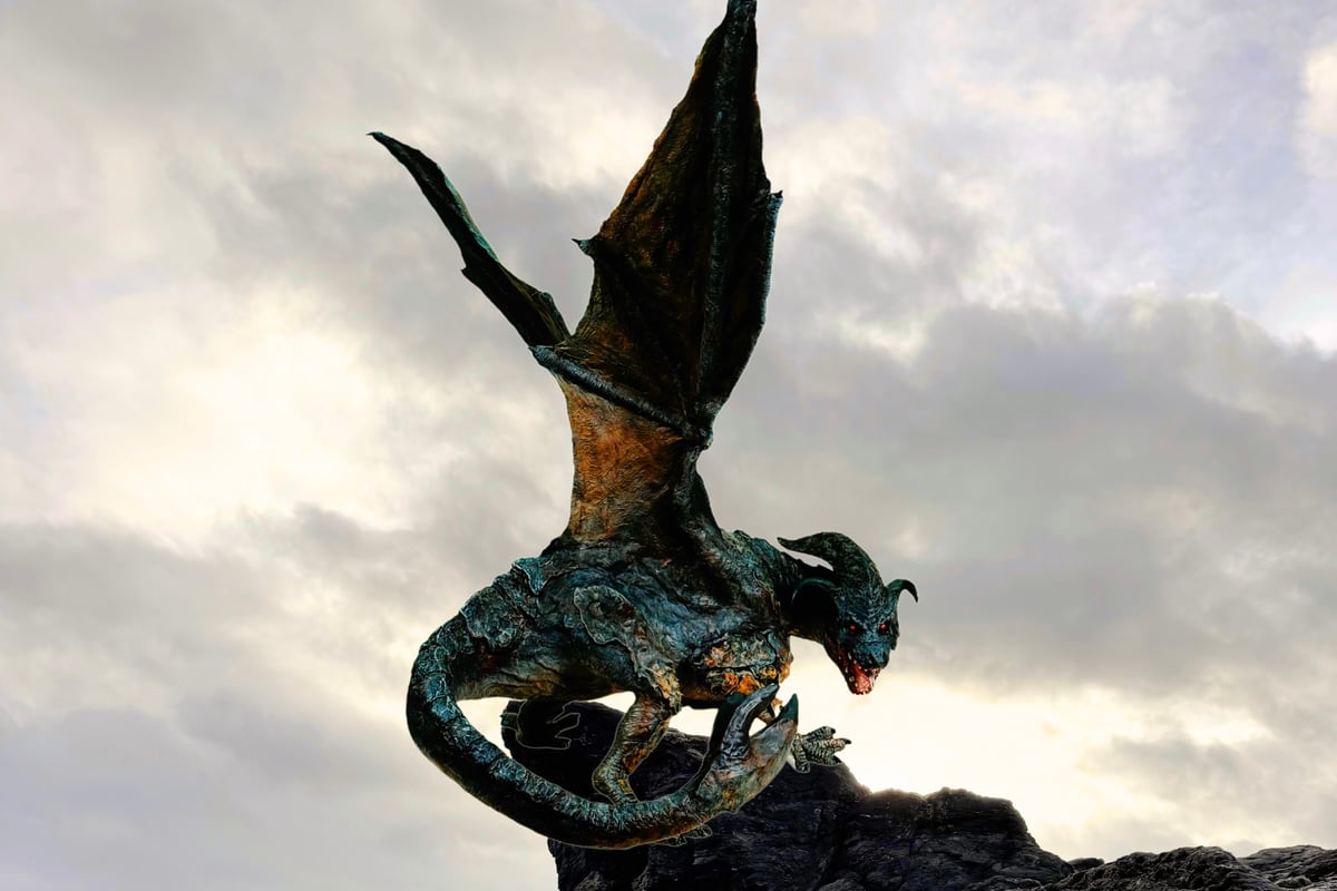 Legendary Cornish dragon to descend on Trelissick for Halloween