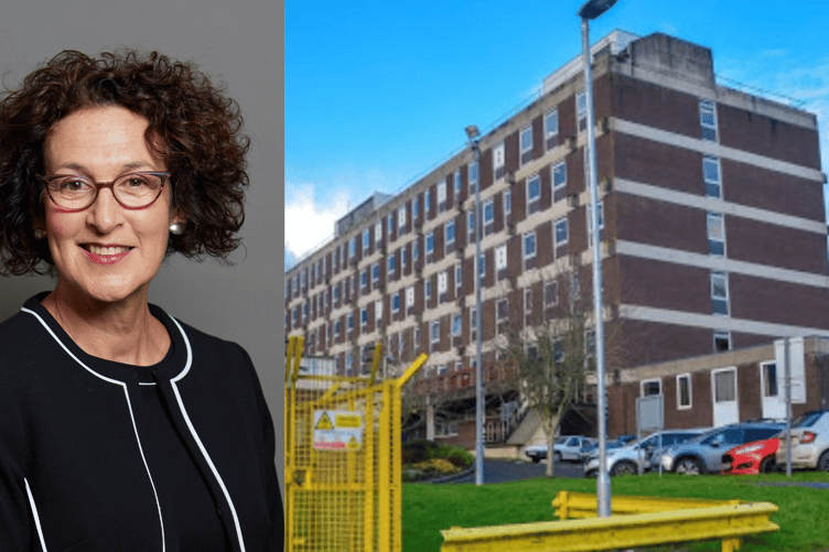 Baroness Merron (left) has said that the North Devon maternity ward will reopen sooner than expected.