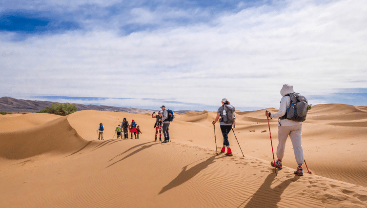 From November 14 to 21, 24 participants will undertake a 100km trek in the Sahara Desert over five days