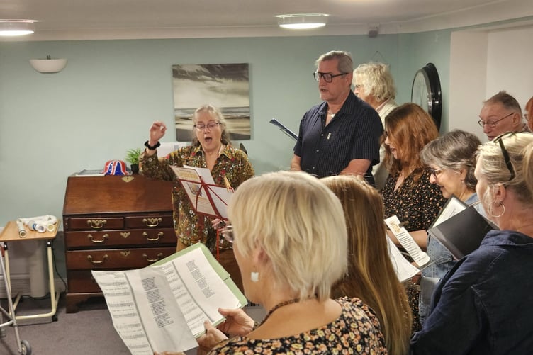 Some of the entertainment on offer during the Harvest celebration (Picture: Hatherleigh Nursing Home)