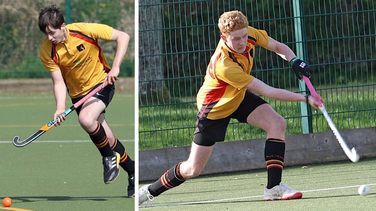 Drew Champion (left) and Sam Pennington-Ridge were both on target throughout the weekend.
