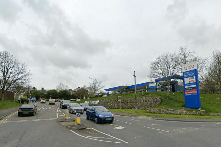 A woman reported initially becoming aware of a vehicle following her when she left Tesco Superstore on Tavistock Road, Launceston