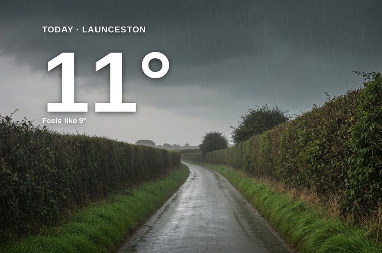 Launceston weather: heavy rain Friday with rain expected and a high of 11°C