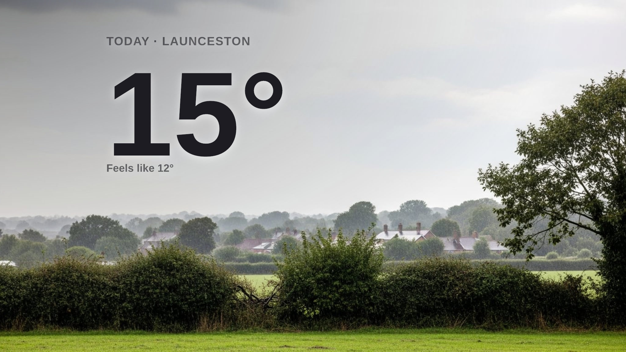 Heavy rain on the way for Launceston - here's your Thursday forecast