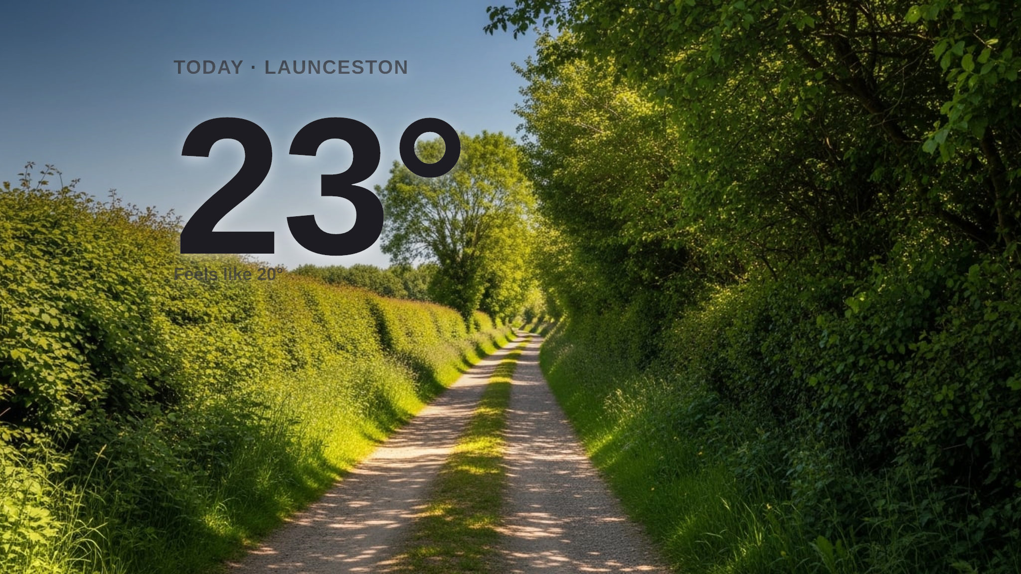 Sunny skies for Launceston today - here's what to expect