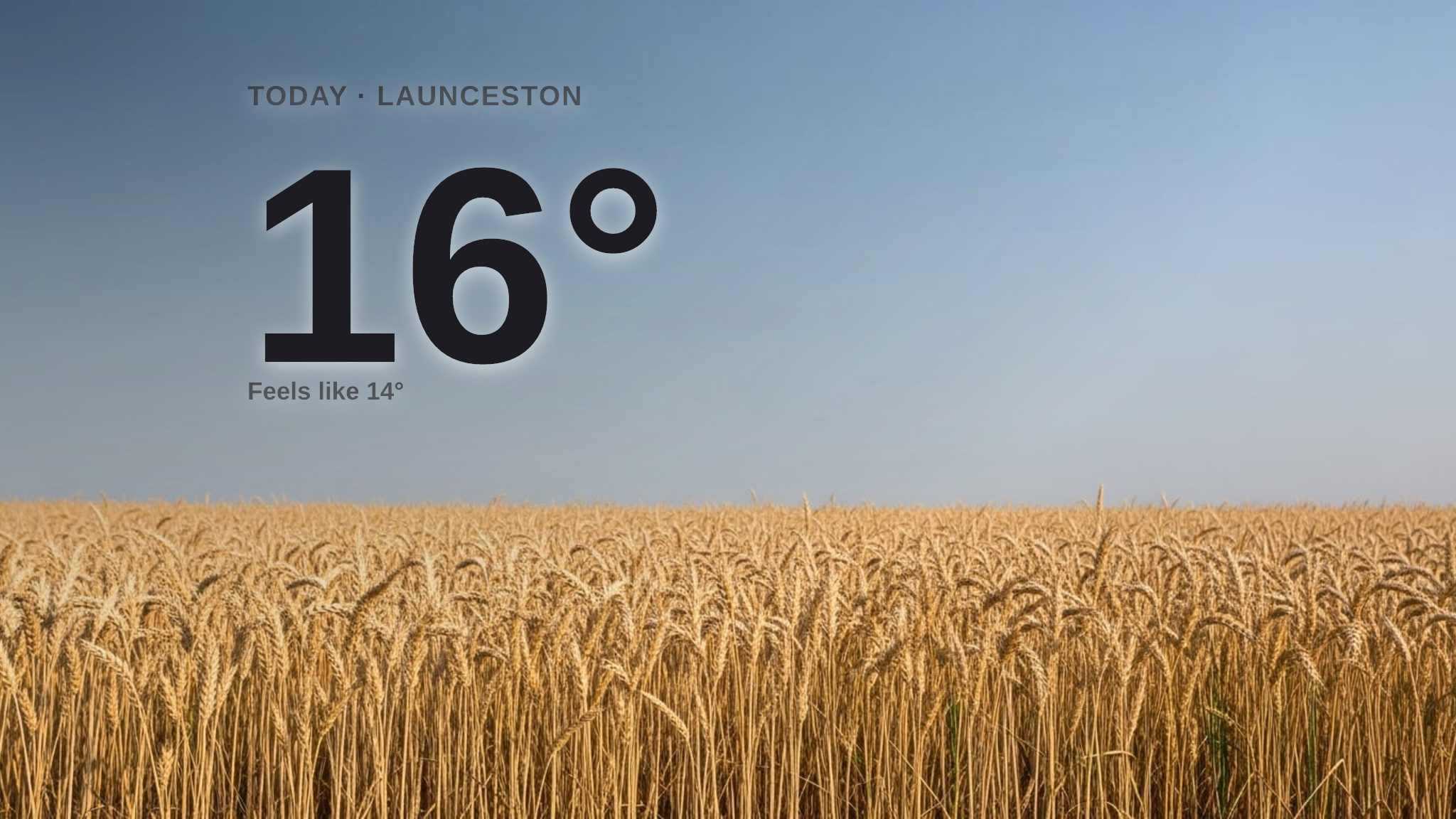 Sunshine and warmth for Launceston today - here's what to expect