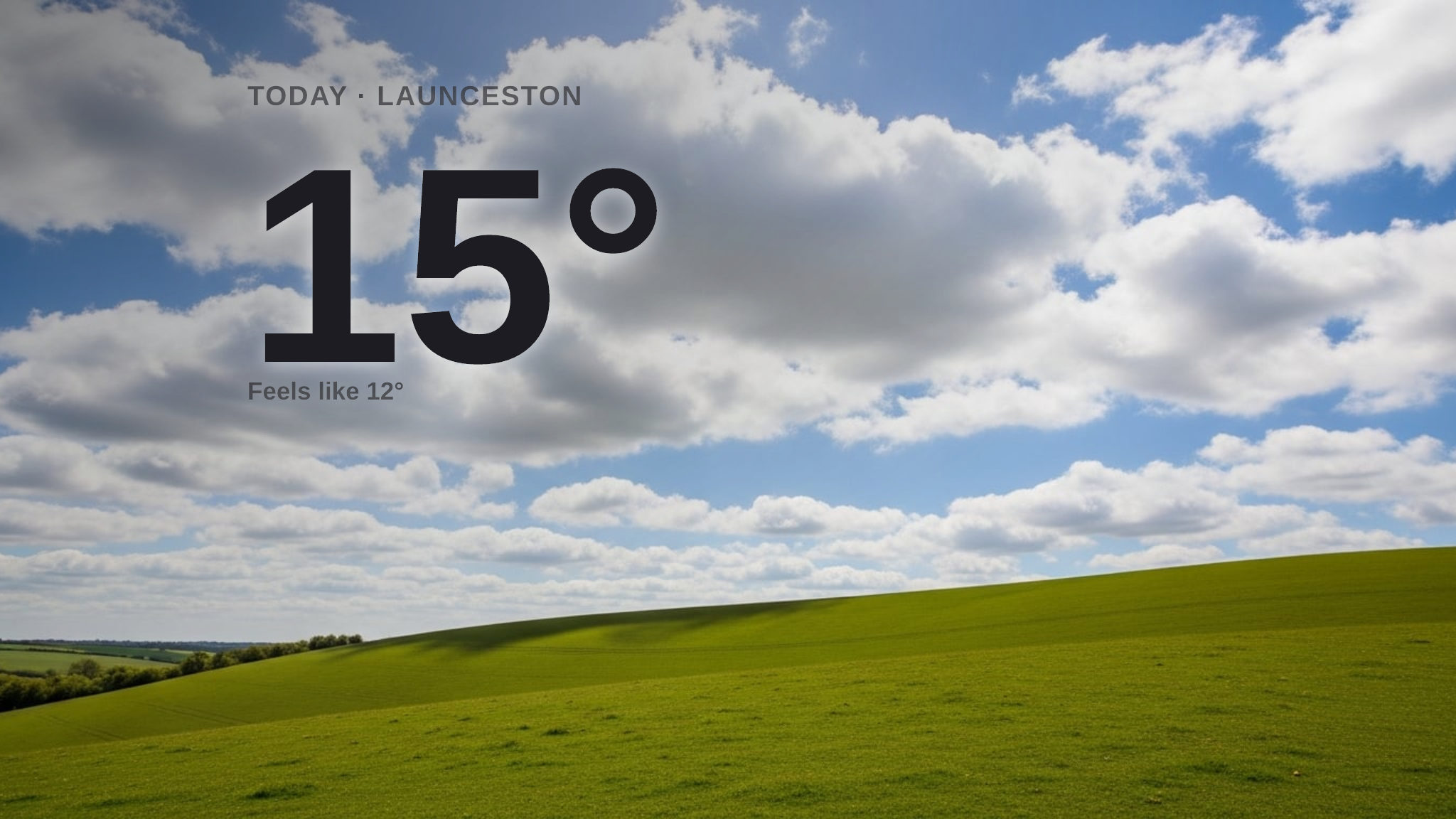 Clouds and sun for Launceston today - here's your Thursday forecast